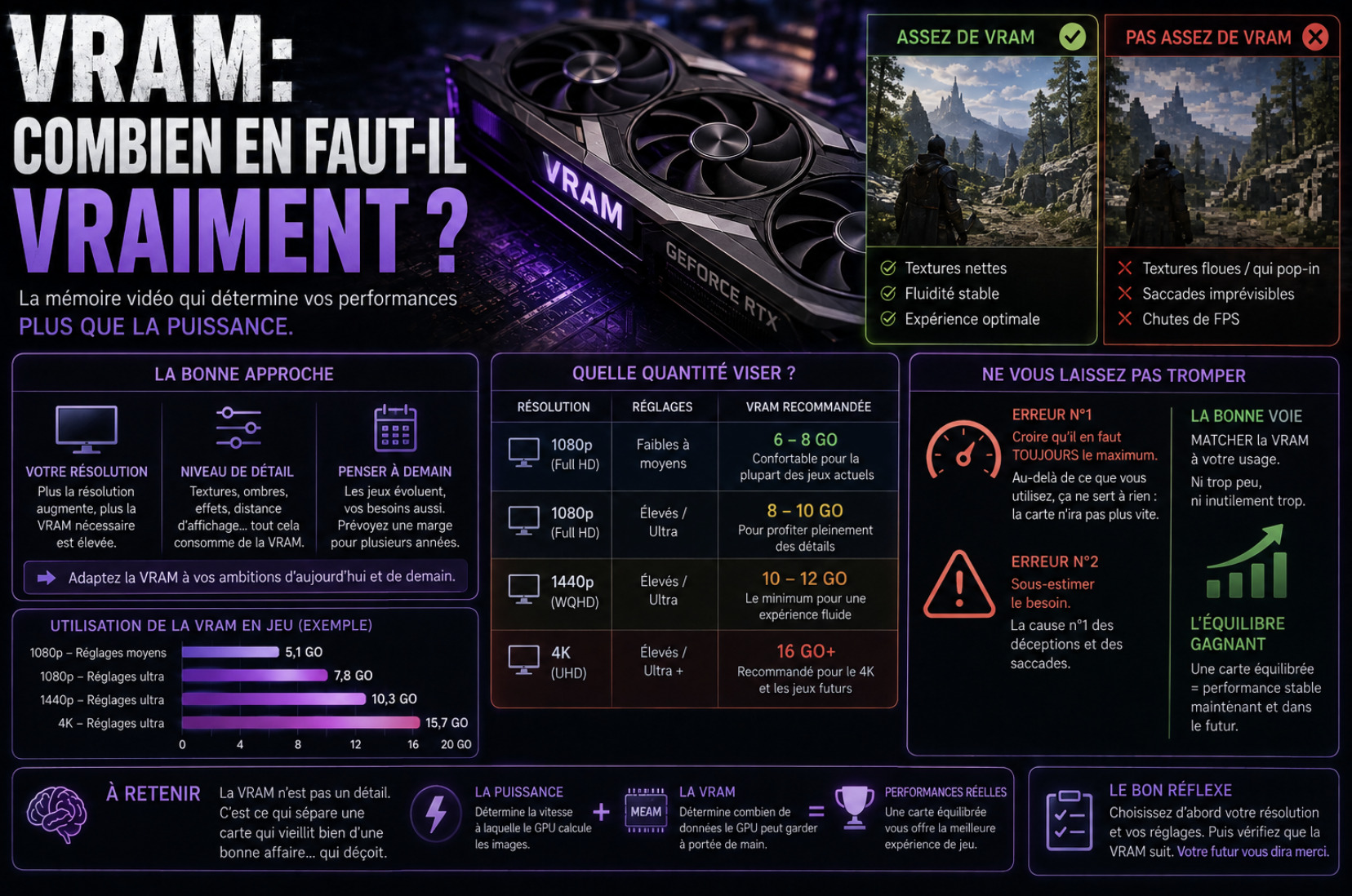 Combien de VRAM Faut-il Vraiment pour Jouer